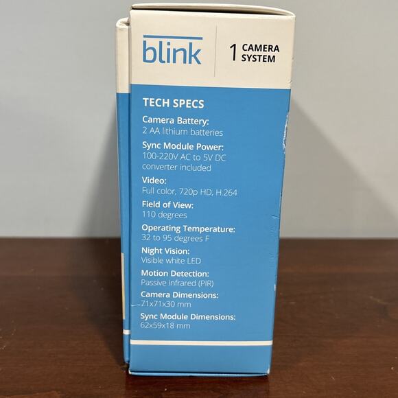 Blink Battery Powered Indoor HD Video Smart Home Security Camera System White - Picture 7 of 9